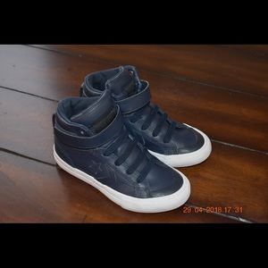 Boys navy blue converse